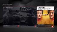 Nella Legends Edition potremo gareggiare con Ayrton Senna o Alain Prost a bordo di due storiche monoposto, attraverso 8 sfide.